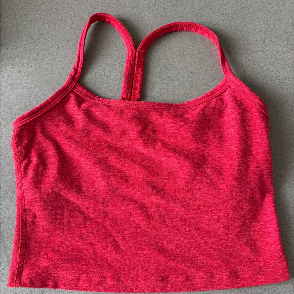 Beyond Yoga Vibrant Red Crop Top